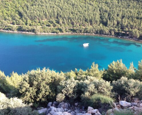 Bodrum Cennet Koyu iskele söküm işi