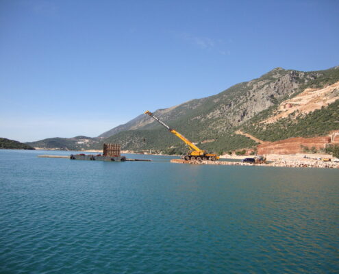 Antalya Kaş Yat Limanı 250 m. Ana Dalgakıran İnşaatı