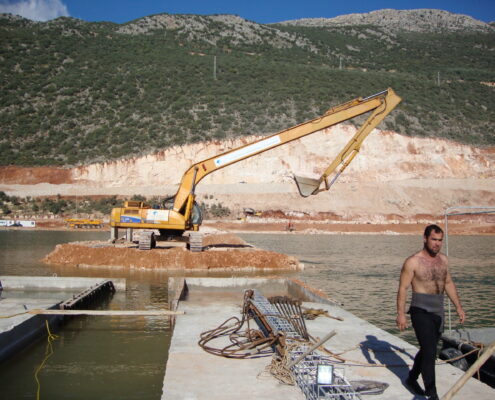 Antalya Kaş Yat Limanı 250 m. Ana Dalgakıran İnşaatı